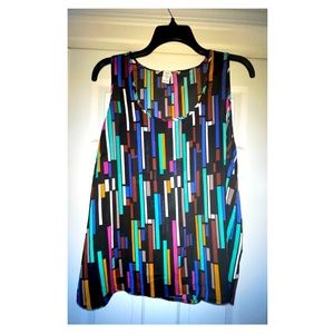 American Rag multicolor tank top 2x